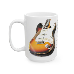Guitar Mug with Blues Scale