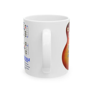 Guitar Mug with Blues Scale