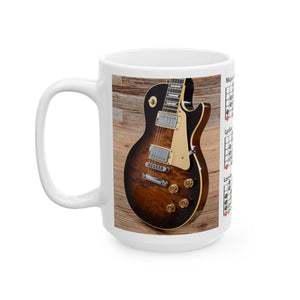 Guitar Mug with Mode Scales