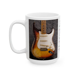 Guitar Mug with Blues Scale