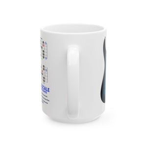 Guitar Mug with Blues Scale