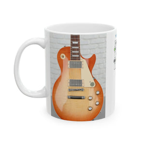 Guitar with Modes Ceramic Mug 11oz