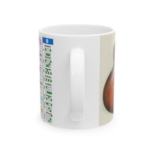 Guitar Mug with Chords
