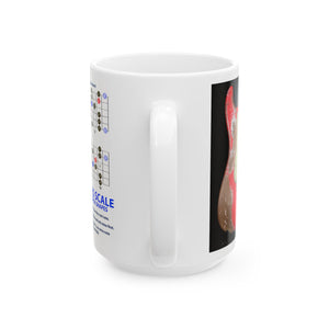 Guitar Mug with Blues Scale