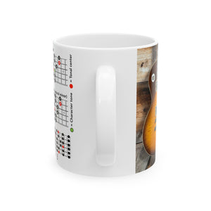 Guitar Mug with Mode Scales