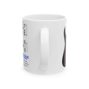 Guitar Mug with Blues Scale