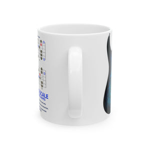 Guitar Mug with Blues Scale