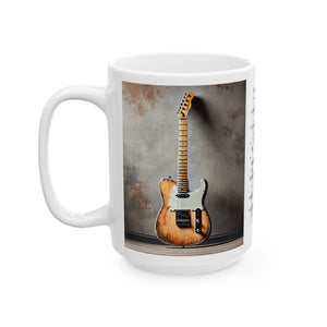 Guitar Mug with Blues Scale