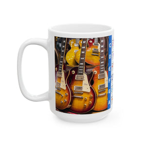 Guitar Mug with Chords