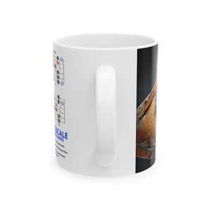 Guitar Mug with Blues Scale