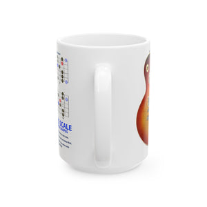Guitar Mug with Blues Scale