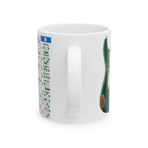 Guitar Mug with Chords