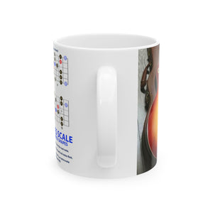 Guitar Mug with Blues Scale