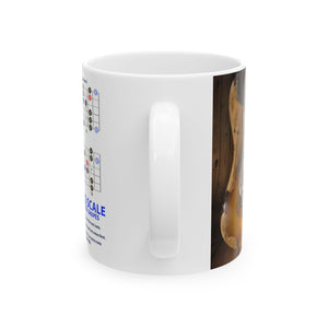 Guitar Mug with Blues Scale