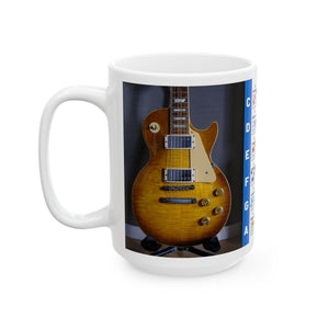 Guitar Mug with Chords