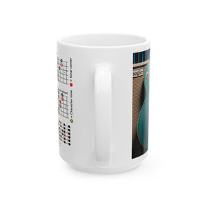 Guitar Mug with Mode Scales