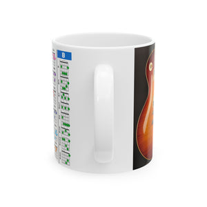 Guitar Mug with Chords