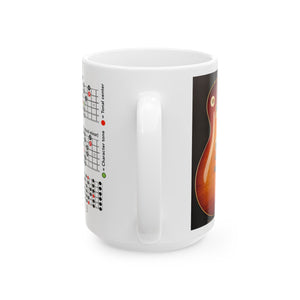 Guitar Mug with Mode Scales