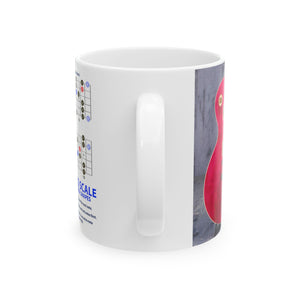 Guitar Mug with Blues Scale