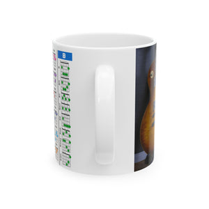 Guitar Mug with Chords