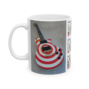 Guitar Mug with Mode Scales