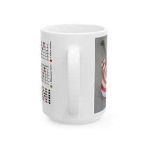 Guitar Mug with Mode Scales