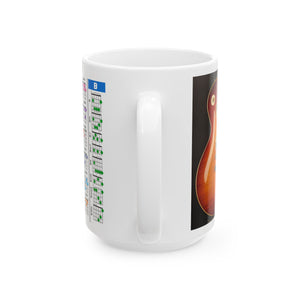 Guitar Mug with Chords