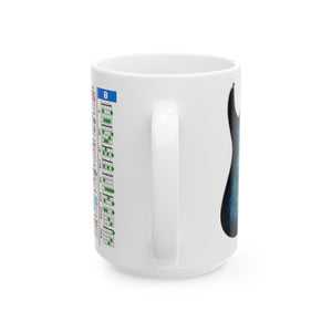 Guitar Mug with Chords