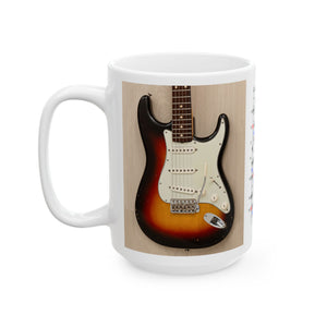 Guitar Mug with Blues Scale