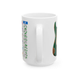 Guitar Mug with Chords