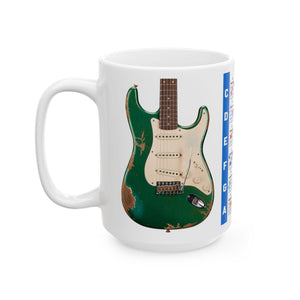 Guitar Mug with Chords
