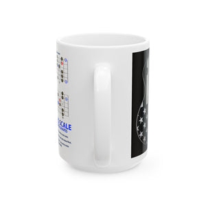 Guitar Mug with Blues Scale