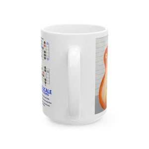 Copy of Guitar Mug with Blues Scale