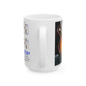 Guitar Mug with Blues Scale