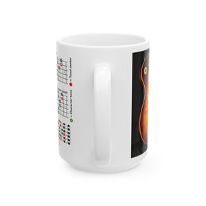 Guitar Mug with Mode Scales