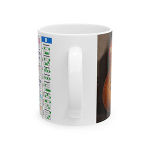 Guitar Mug with Chords