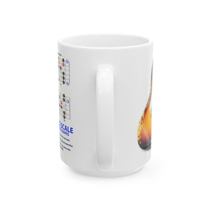 Guitar Mug with Blues Scale
