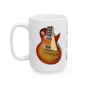 Musical Chord Ceramic Mug - Perfect for Guitar Lovers, 11oz & 15oz