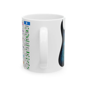 Guitar Mug with Chords