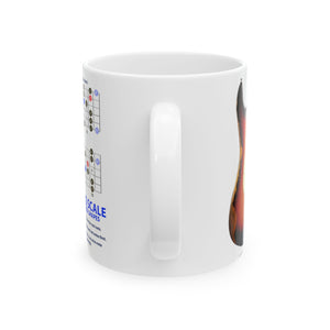 Guitar Mug with Blues Scale