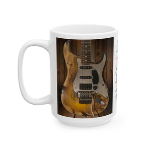 Guitar Mug with Blues Scale