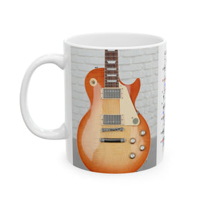 Copy of Guitar Mug with Blues Scale