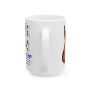 Guitar Mug with Blues Scale