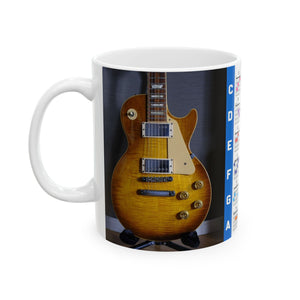 Guitar Mug with Chords