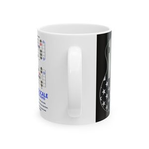 Guitar Mug with Blues Scale