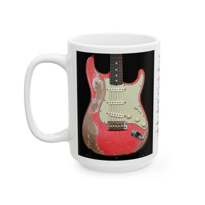 Guitar Mug with Blues Scale