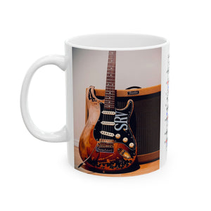 Guitar Mug with Blues Scale