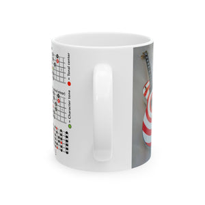 Guitar Mug with Mode Scales