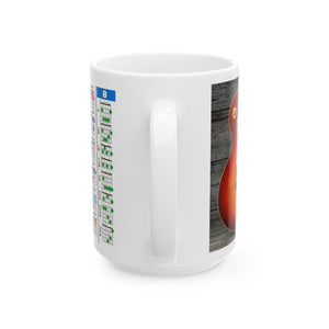 Guitar Mug with Chords