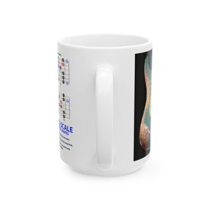 Guitar Mug with Blues Scale